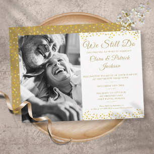 Invitación Renovación de votos Todavía lo hacemos Foto Aniver