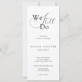 Invitación Renovación del voto en blanco y negro de Shailene