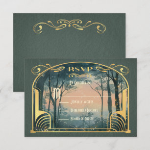 Invitación Renovado en el 2008, el Art Nouveau de los bosques
