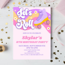 Invitación Renovemos a la fiesta de cumpleaños del patinaje s