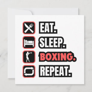 Invitación Repetir el Boxeo de sueño