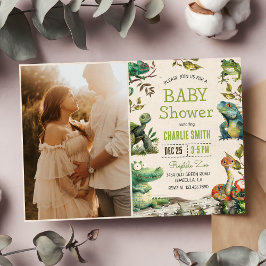 Invitación Reptile Boy Baby Shower Photo