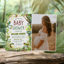 Invitación Reptile Boy Baby Shower Photo