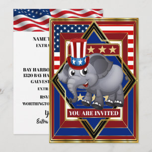 Invitación Republicana Patriótica de EE. UU.
