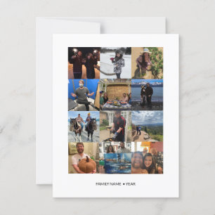 Invitación Reseña de año con fotos