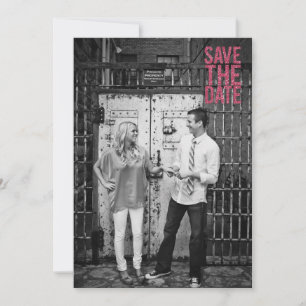 Invitación Reserva del brillo del negro y del rosa la