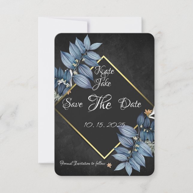 Invitación Reserva la fecha (Anverso)