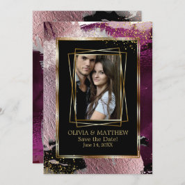 Invitación Reserva la fecha | Resumen de Cassis Negra de Phot