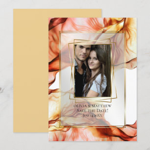 Invitación Reserva la fecha   Resumen del marco fotográfico d