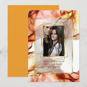 Invitación Reserva la fecha   Resumen del marco fotográfico d