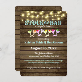 Invitación Reserve la ducha bar