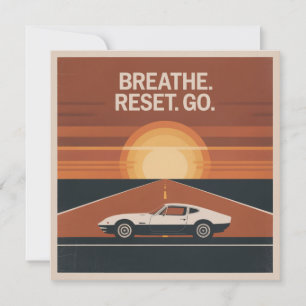Invitación Respira. Restablece. Ve