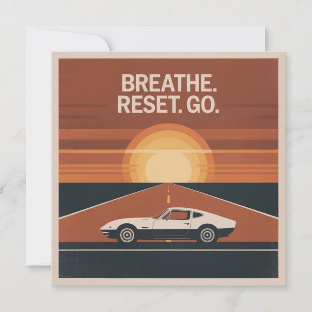 Invitación Respira. Restablece. Ve (Anverso)