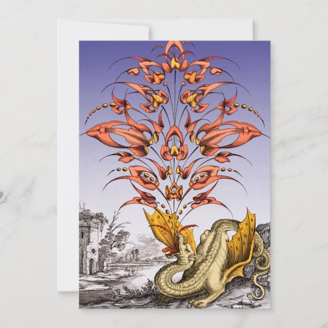 Invitación Respiración de dragón (Anverso)