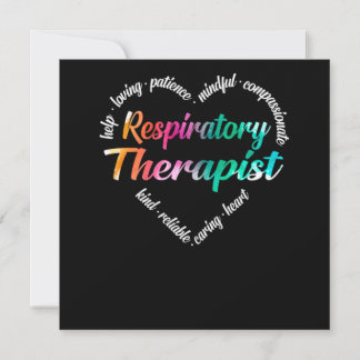 Invitación Respiratory Therapist Respiratory Therapist Heart 