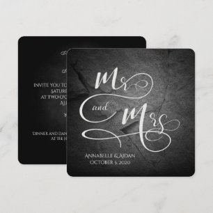 Invitación Resplandor de Piedra Negra