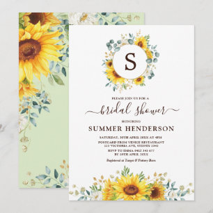 Invitación RESPLANDOR del VERANO - ducha nupcial de los