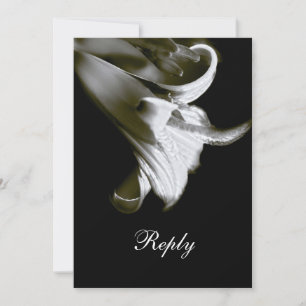 Invitación Respuesta de boda Elegante Lily