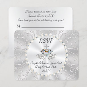 Invitación Respuesta de Confirmación de Aniversario o Boda co