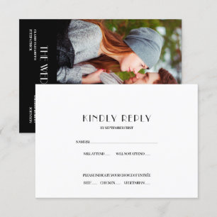 Invitación Respuesta de RSVP para cartel de película de Holly