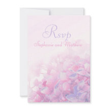 Respuesta formal de boda floral de hortensias rosa