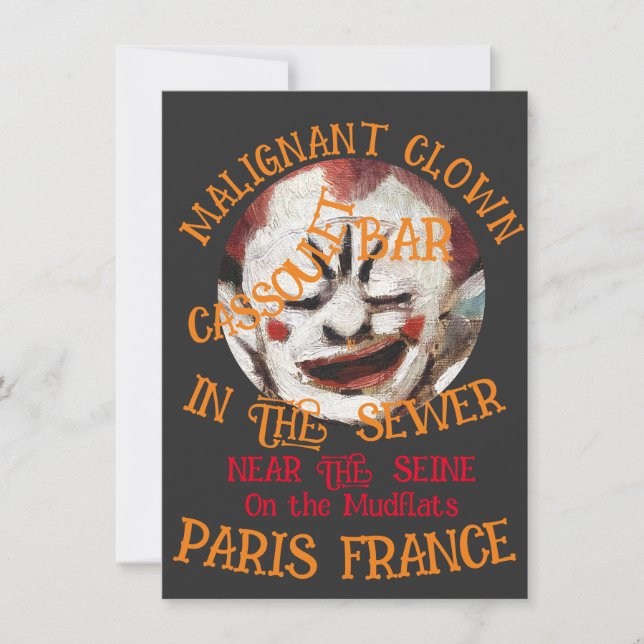 Invitación Restaurante Bar de Club Nocturno Tiki Pub Toga 204 (Anverso)