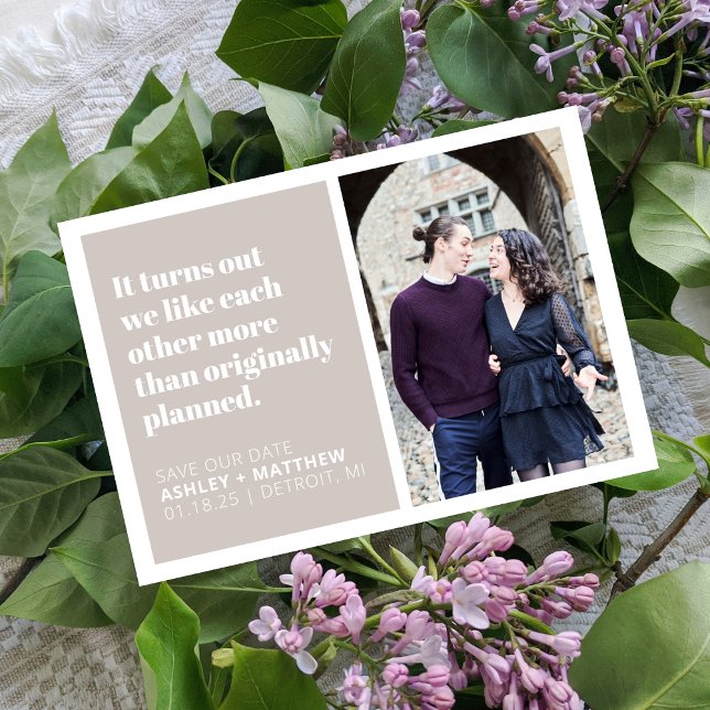 Invitación Resulta que la boda de citas divertidas salva la f (Subido por el creador)