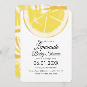 Invitación Resumen Citrus limón amarillo Lemonade Baby Shower