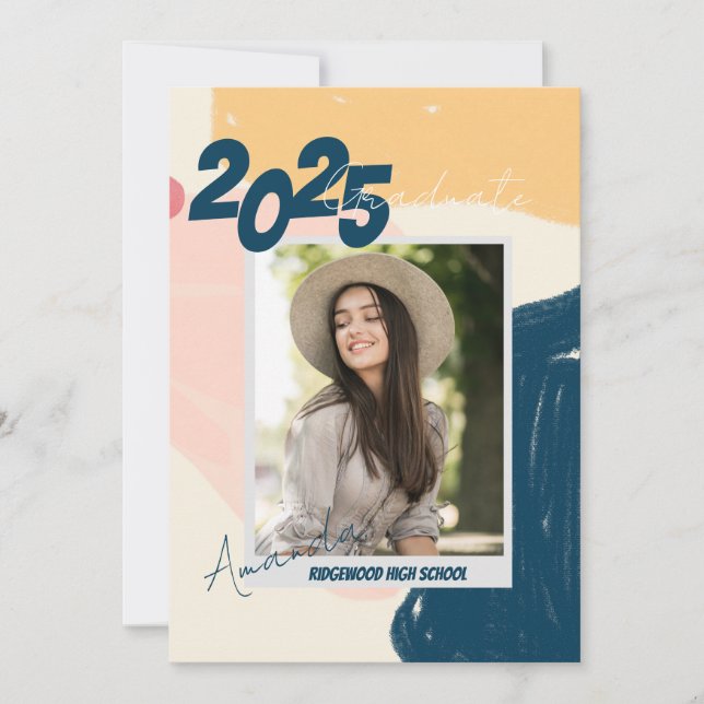 Invitación Resumen de la clase fotográfica del partido de gra (Anverso)