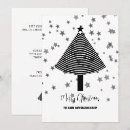 Invitación Resumen de los negocios de árboles de Navidad Invi