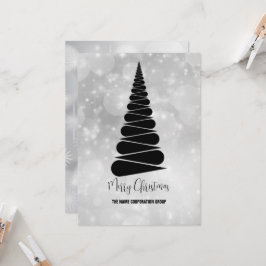 Invitación Resumen de los negocios de árboles de Navidad Invi