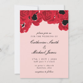 Invitación Resumen de Rosas y Bodas de Coppies