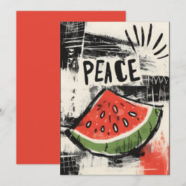 Invitación Resumen de sandía Elegancia Hues: ف ط・ن