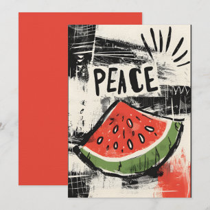 Invitación Resumen de sandía Elegancia Hues: ف ط・ن