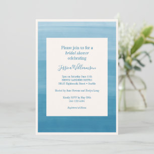 Invitación Resumen Gradiente Ombre Gradiente Océano Azul Duch