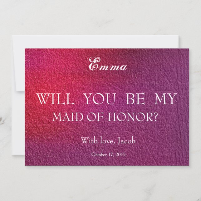 Invitación Resumen Serás mi representante de HONOR. (Anverso)