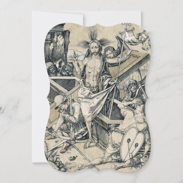 Invitación Resurrección de Cristo Jesús (Anverso)