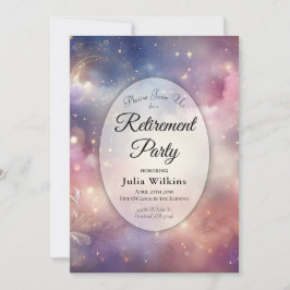 Invitación Retirada de los cielos celestes para el verano