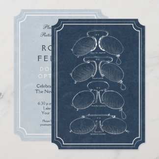 Invitación Retirada de Médica ocular Vintage Gafas oculares