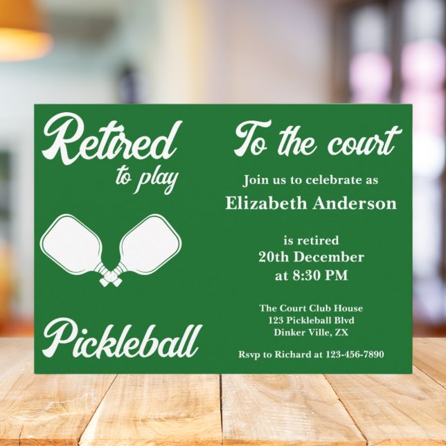 Invitación Retirado para jugar al baloncesto masculino modern (Subido por el creador)