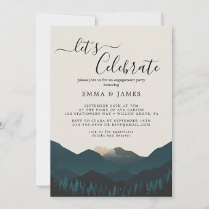 Invitación Retirarse a las Montañas "Celebremos"