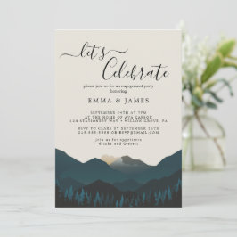 Invitación Retirarse a las Montañas "Celebremos" 