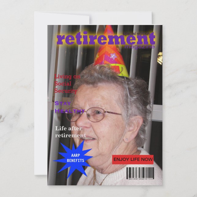 Invitación Retirement Magazine (Anverso)