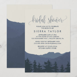 Invitación Retiro a la ducha de novias de las montañas
