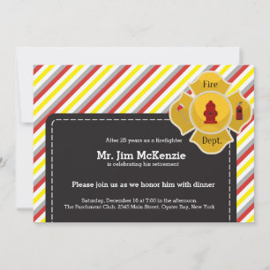 Invitación Retiro de bomberos