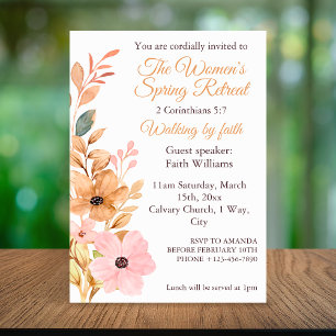Invitación Retiro de primavera para mujeres en redes sociales