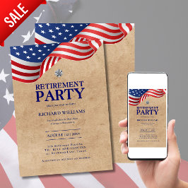 Invitación RETIRO MILITAR PISTA DE BILLETES DE roble plata BA