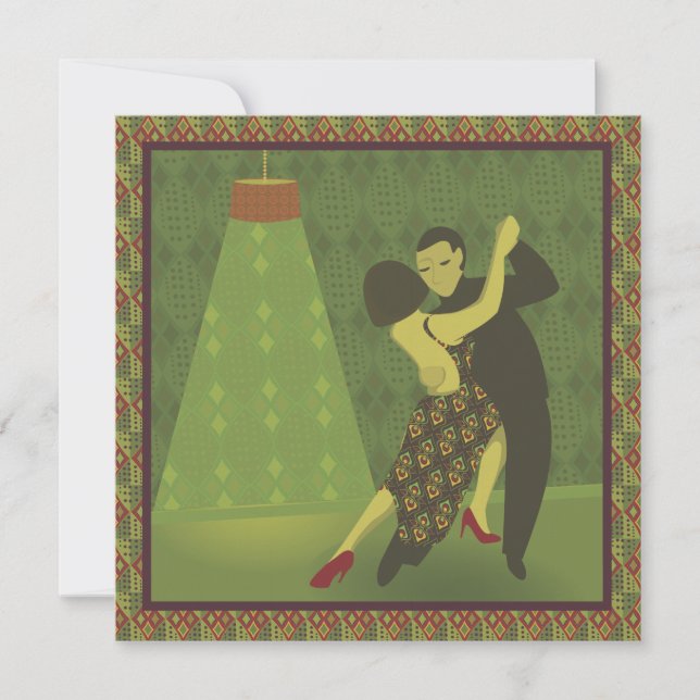 Invitación retra de la danza (Anverso)