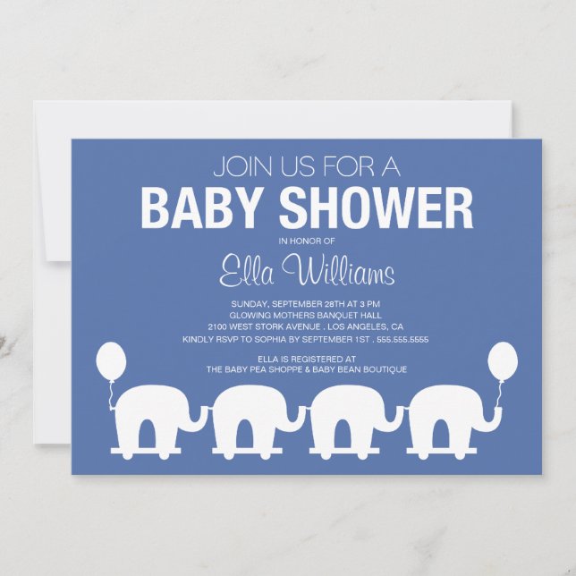 INVITACIÓN RETRA DEL CIRCO EL %PIPE% BABY SHOWER (Anverso)
