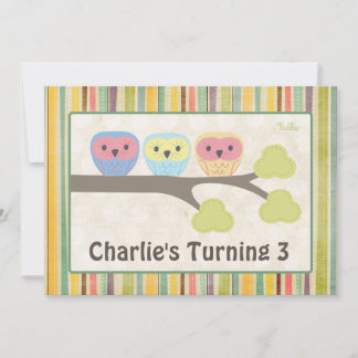 Invitación retra linda de la fiesta de cumpleaños